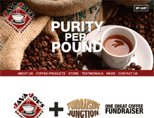 Tablet Screenshot of javajoesroasting.com